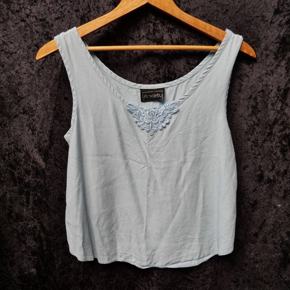 Status-anxiety Women's Blue and Red Vest